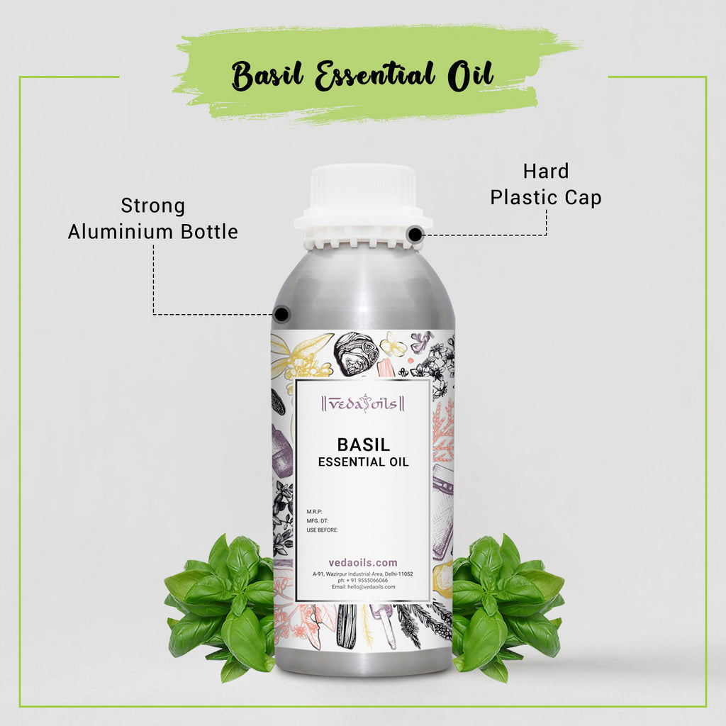 Buy Sweet Basil Essential Oil Online in India Bulk Manufacturer