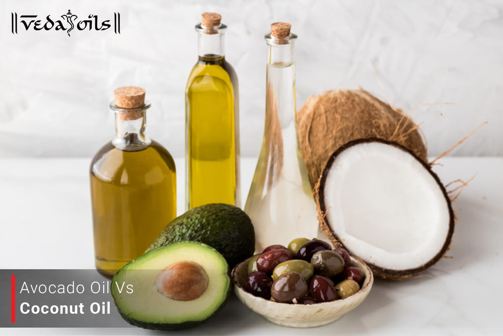 Difference Between Avocado Oil And Coconut Oil Coconut Oil Vs Coconut Oil Vedaoils