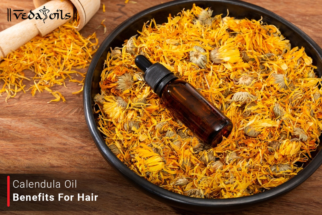 How to Use Calendula Oil for Hair Growth - Benefits & Uses – VedaOils