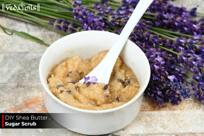 Homemade Shea Butter Sugar Scrub Recipe for Glowing Skin