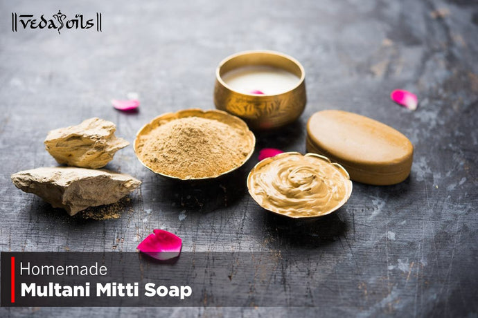 Homemade Multani Mitti Soap Recipe - Natural Solution For Skin Issue