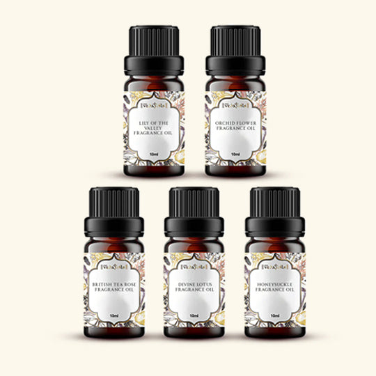 5 Feminine Fragrance Oils Sample Kit 