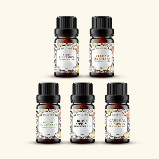 5 Spicy Fragrance Oils Sample Kit - 10 Ml Each