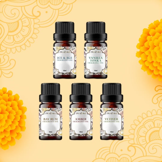 5 Earthy Fragrance Oils Sample Kit - 10 Ml Each