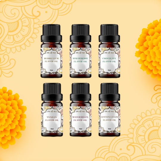 6 Lip Flavour Oil Sample Kit - 10 Ml Each