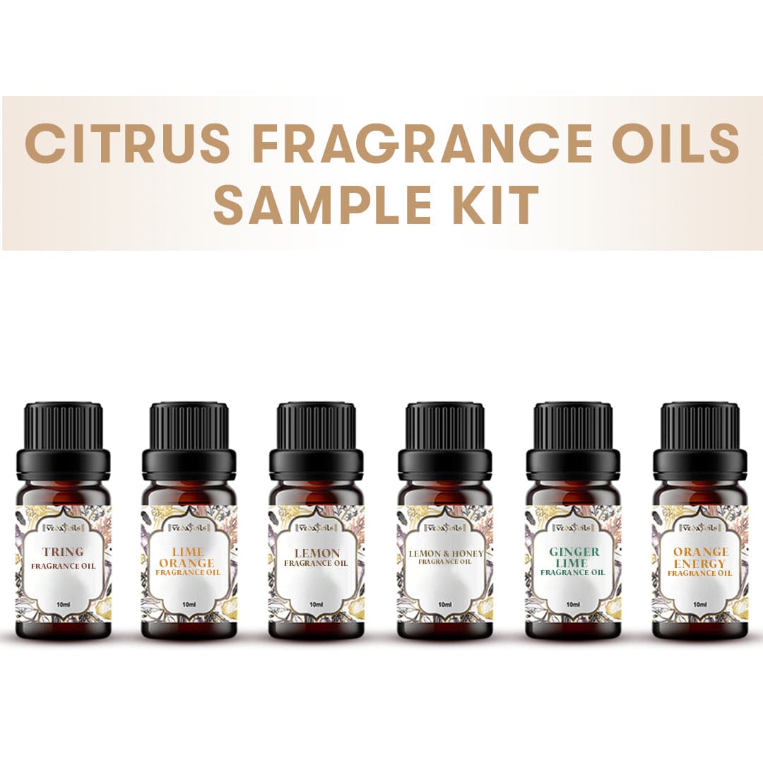 6 Citrus Fragrance Oils Sample Kit - 10 Ml Each