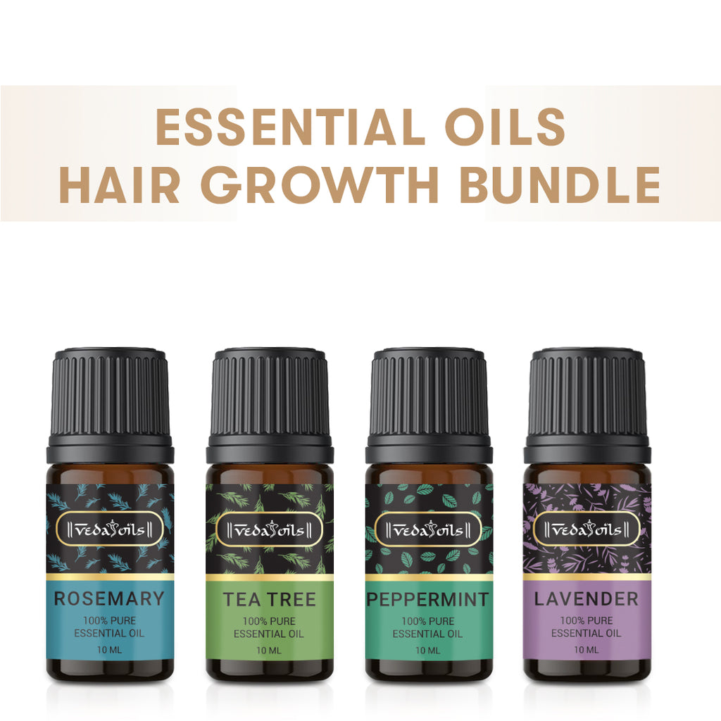 Buy Essential Oils for Hair Growth Bundle Online at Best Price – VedaOils