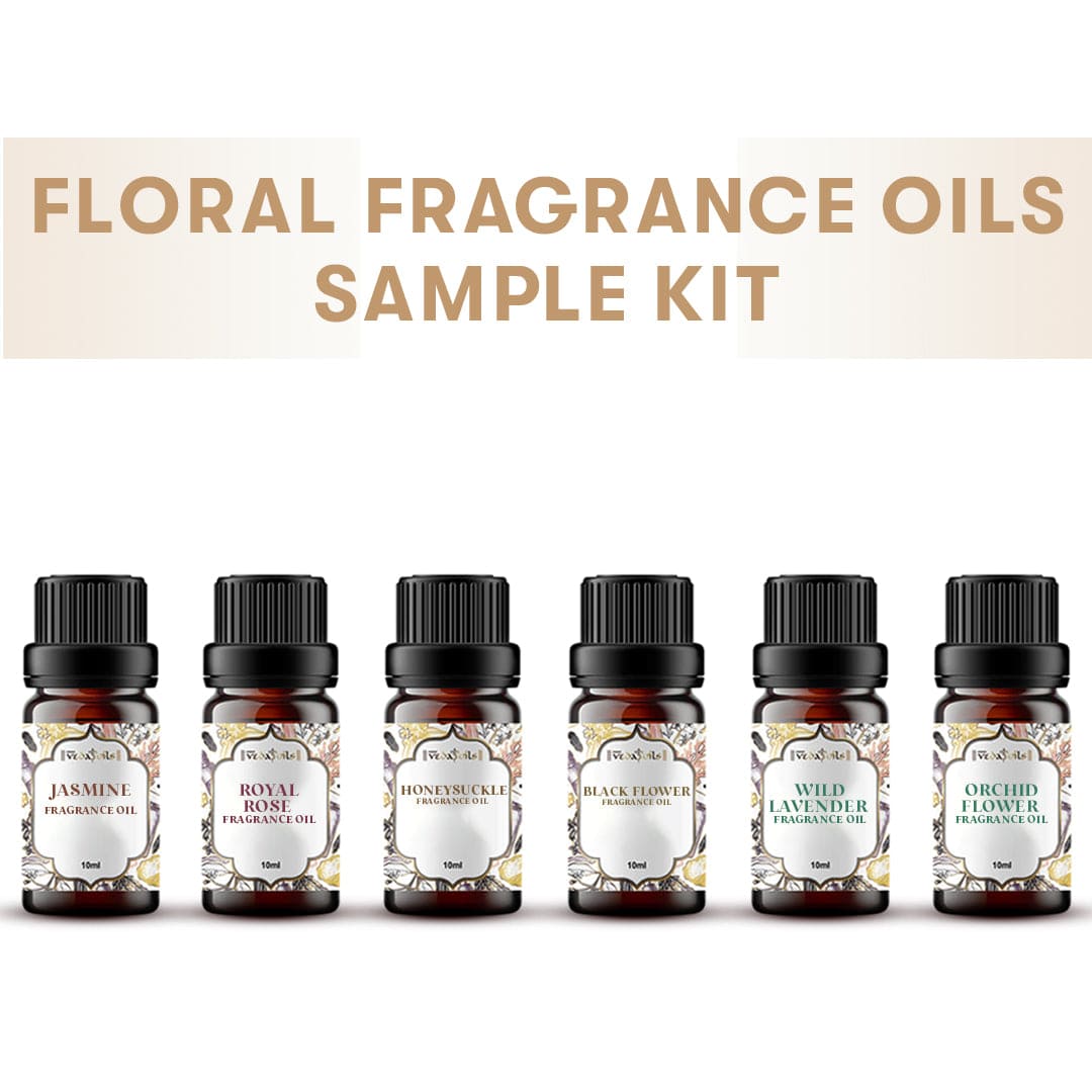 6 Floral Fragrance Oils Sample Kit - 10 Ml Each