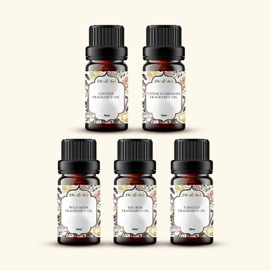 Masculine Fragrance Oils Sample Kit - 10 Ml Each