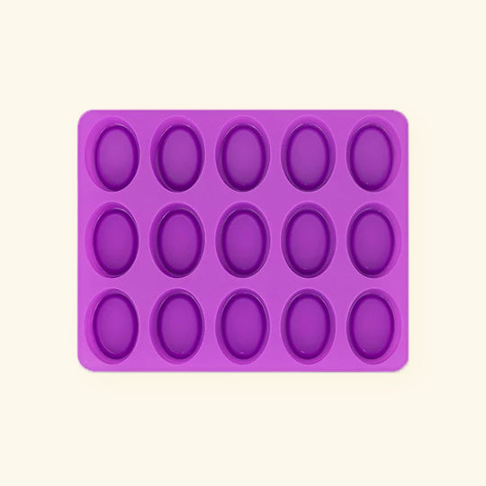 Oval Shape Silicone Mold ( 15 Cavity )