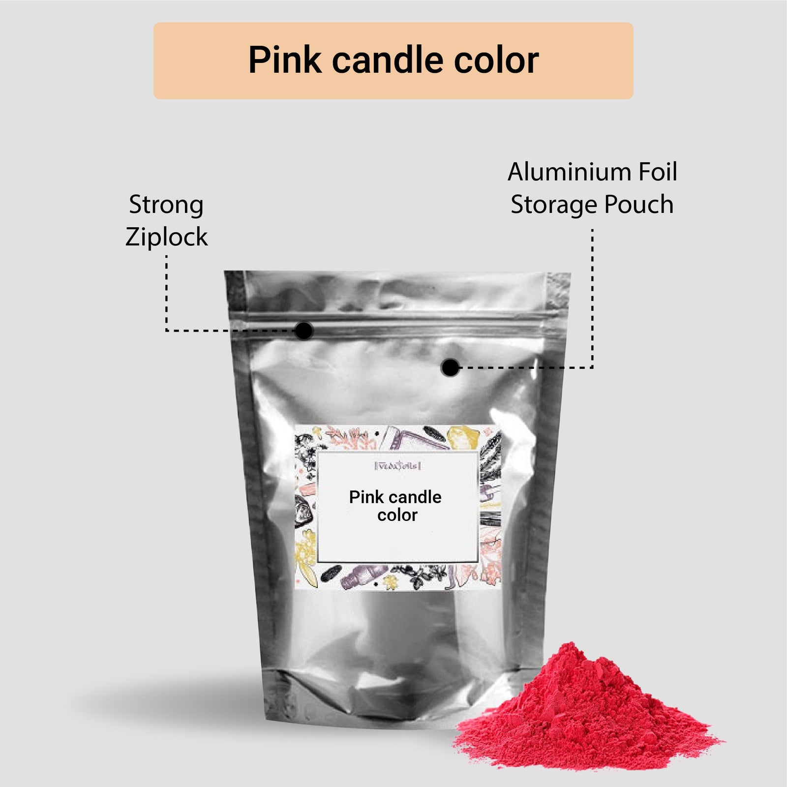 Pink Candle Color