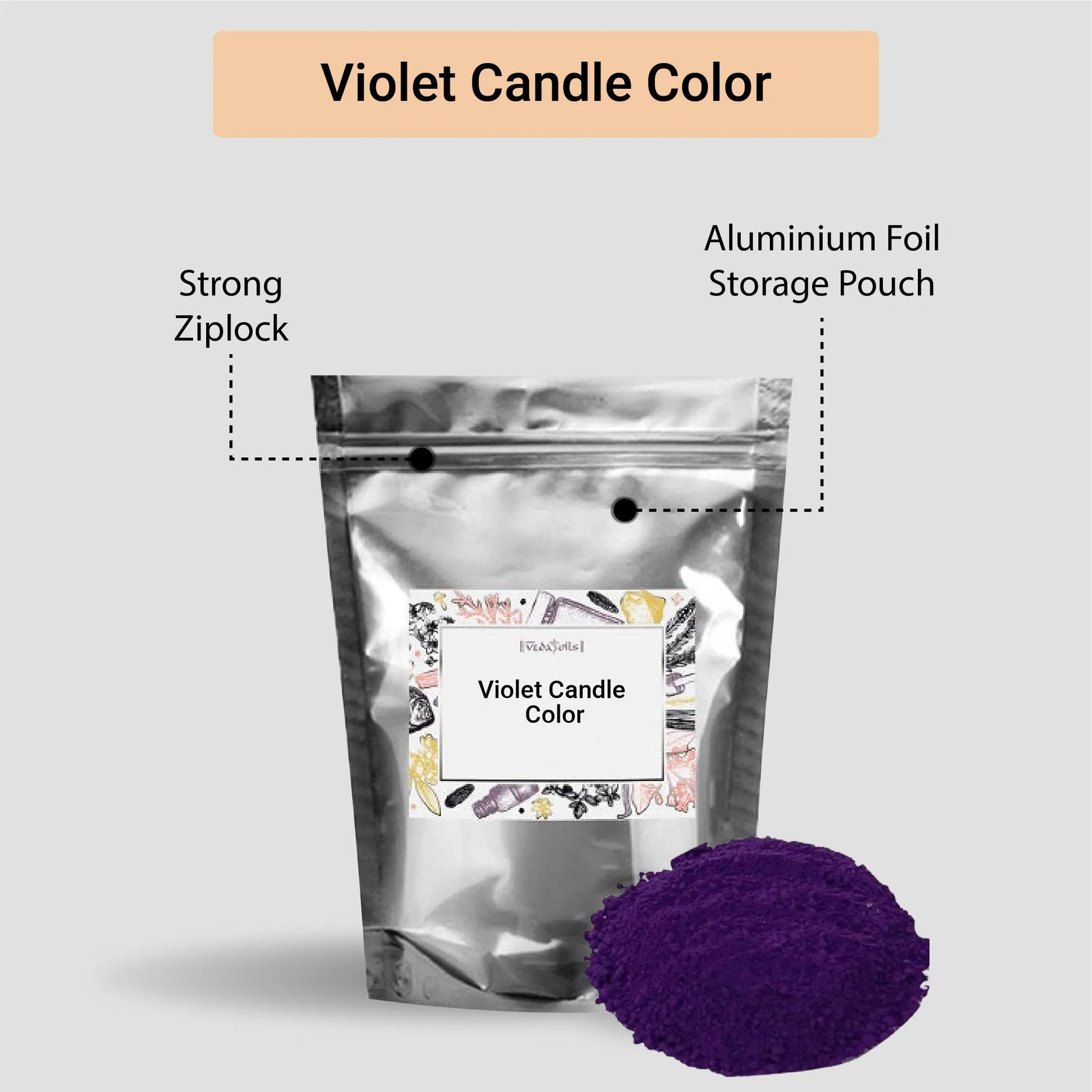 Violet Candle Color