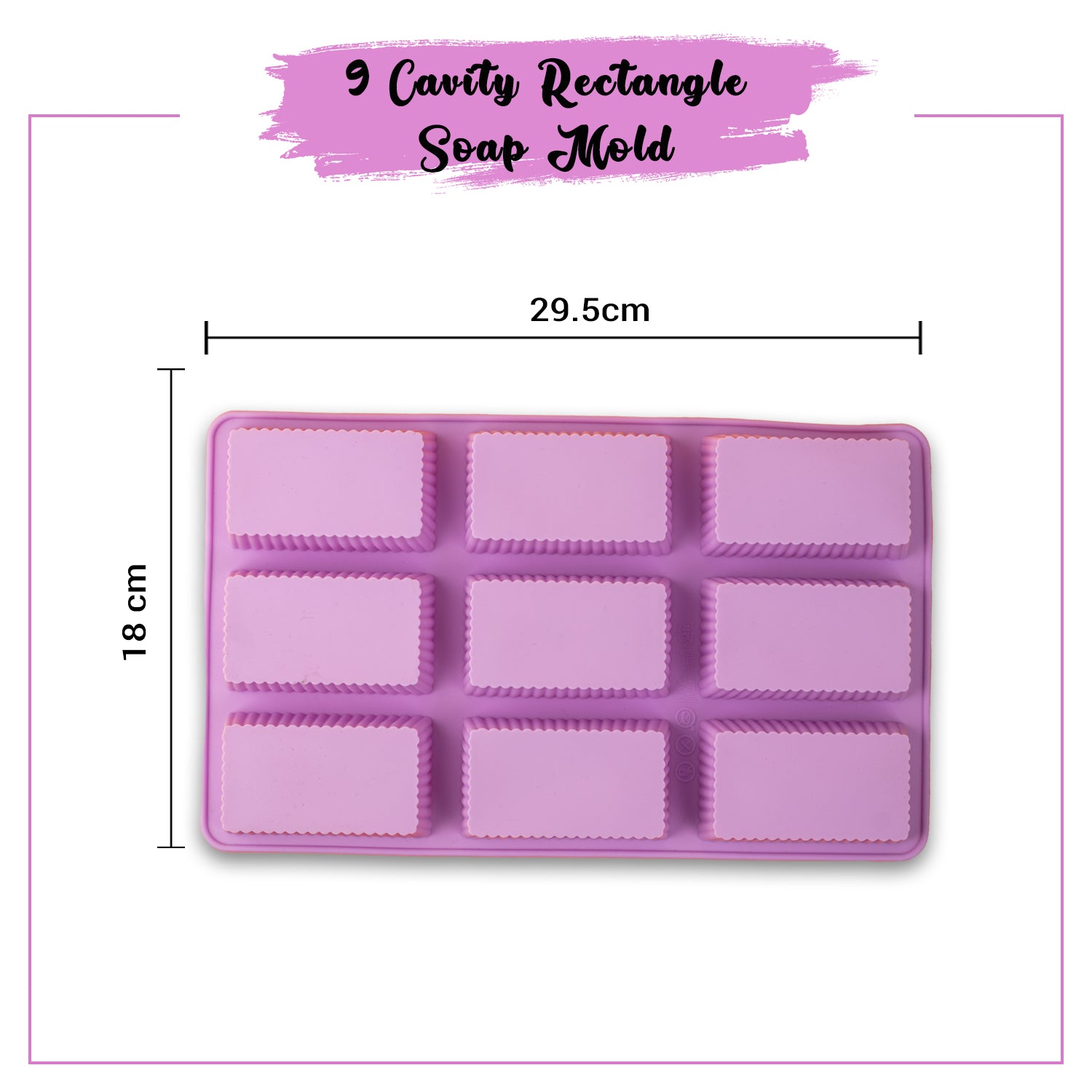 Rectangle Silicone Mold (12 Cavity) | Rectangular Chocolate Mold | Epoxy  Resin Cabochon Mold | Soap Mold | Food Safe Flexible Mold (30mm x 60mm)