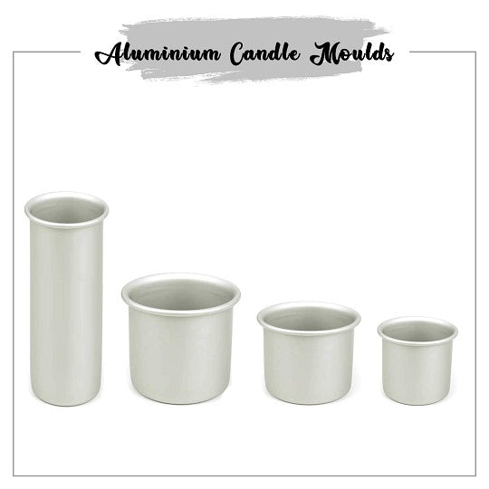 Aluminium Candle Mould  - Set of 4