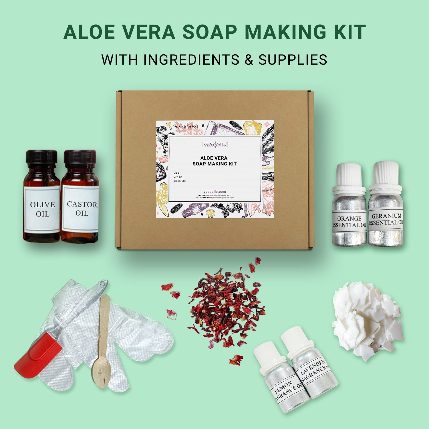 VedaOils Launches Soap Making Kit - Now Make Designer Soaps